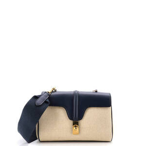 Celine Soft 16 Bag Canvas And Leather #252848C15B